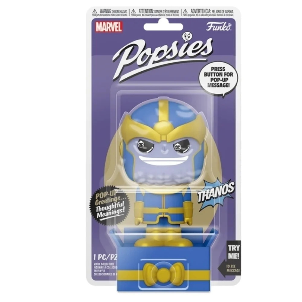 Marvel Funko Pop Up Greetings Popsies Avengers Infinity War Thanos Vinyl Figure